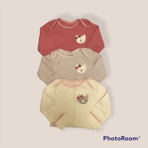 Chick Pea onesies bundle of 3